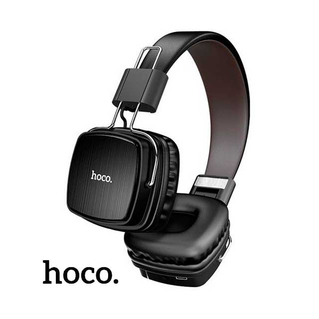 Hoco W20 Black სადენო ყურსასმენები